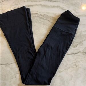 lululemon athletica Black Ribbed High-Waist Leggings